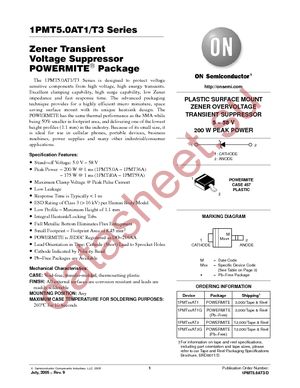 1PMT22AT1G datasheet  